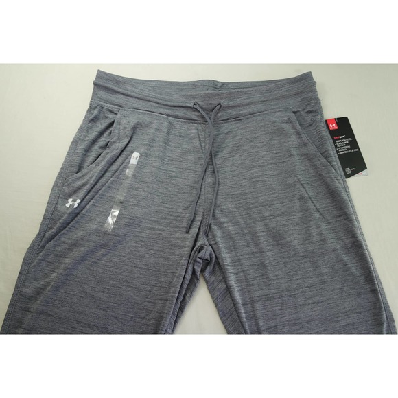 Under Armour Women's Tech Capris 3/4 Pants Small Gray Athletic Gym New MSRP$40 - Picture 5 of 9